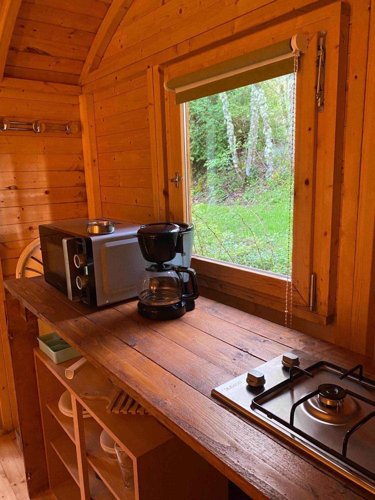 Camping-Chalets La Faviere Lac des Rouges Truites Exterior foto